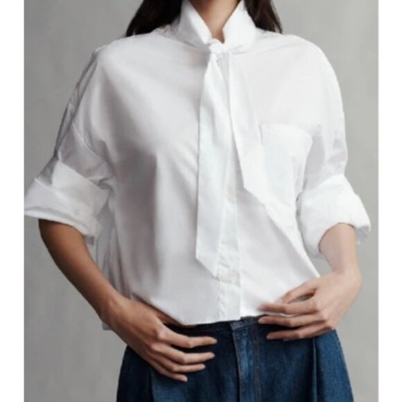 TWP Tops - TWP NWT Next Ex Shirt in White Size M/L